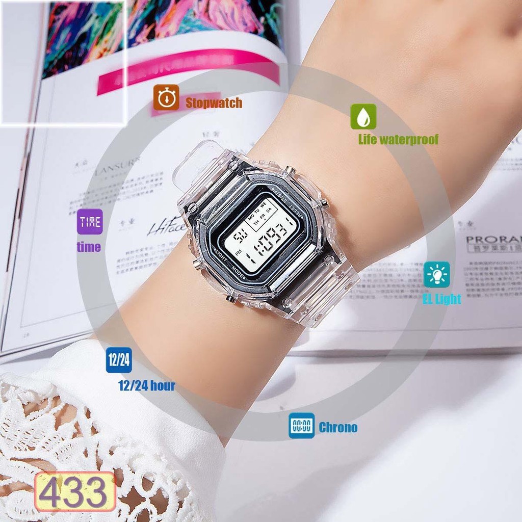 [Mã FAMARAL2 giảm 10K đơn 50K]Đồng Hồ Thể Thao Nam Nữ TAIXUN FASHION SPORT Mặt Vuông Siêu Đẹp | BigBuy360 - bigbuy360.vn