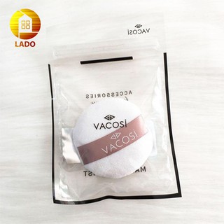 Bông phấn khô tròn nhỏ màu trắng Vacosi BP19