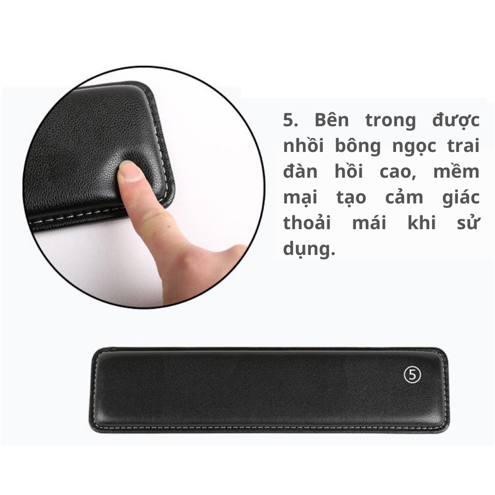 Kê Tay Bàn Phím Da PU Cao Cấp Chống Mỏi Cổ Tay - Shop Nado