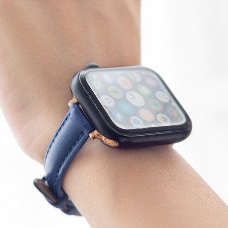 Dây đồng hồ apple watch da bò cực mềm cho iwatch series 3 4 5 6 7 se hermes dây apple watch da seri 3 4 5 6 7 42mm 44mm