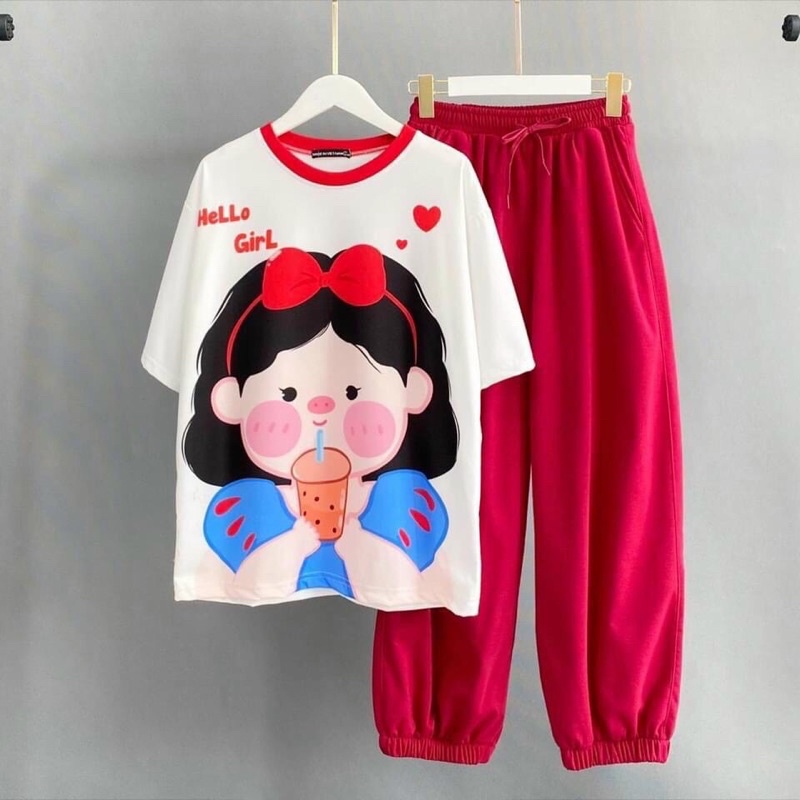 Set ÁO 3D + QUẦN JOGGER SIÊU HOT Y HÌNH