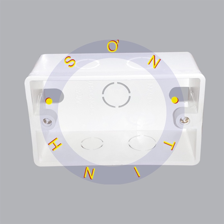 Đế âm, tủ điện tường ĐƠN ĐÔI CHO 2 MẶT ĐƠN chống cháy MPE hàng chính hãng