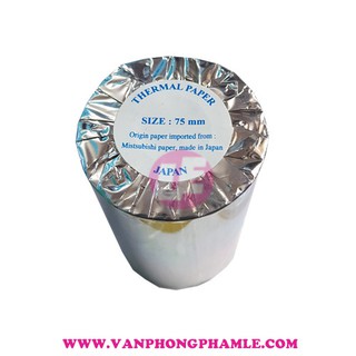 Giấy nhiệt 75 phi 4,5 cm (Cuộn)