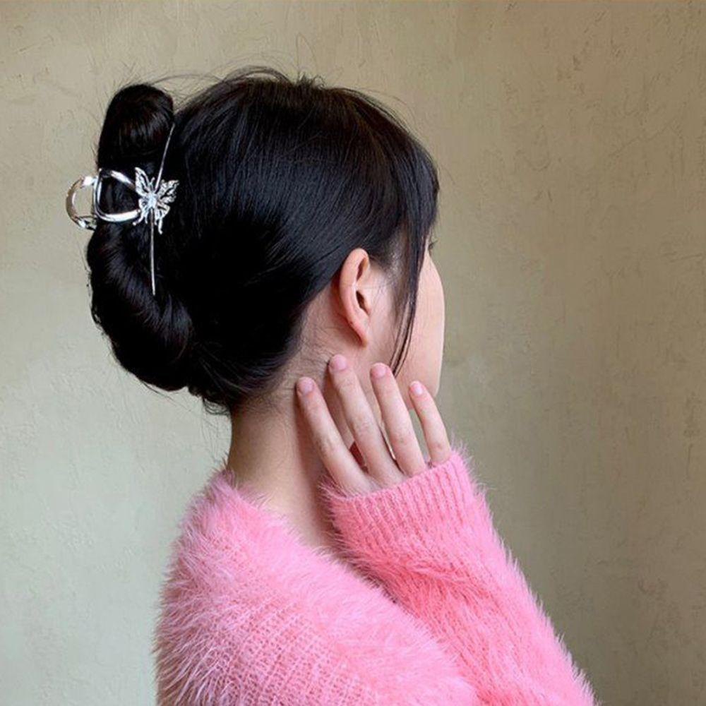 Kẹp Càng Cua Bằng Kim Loại Thanh Lịch Cho Nữ