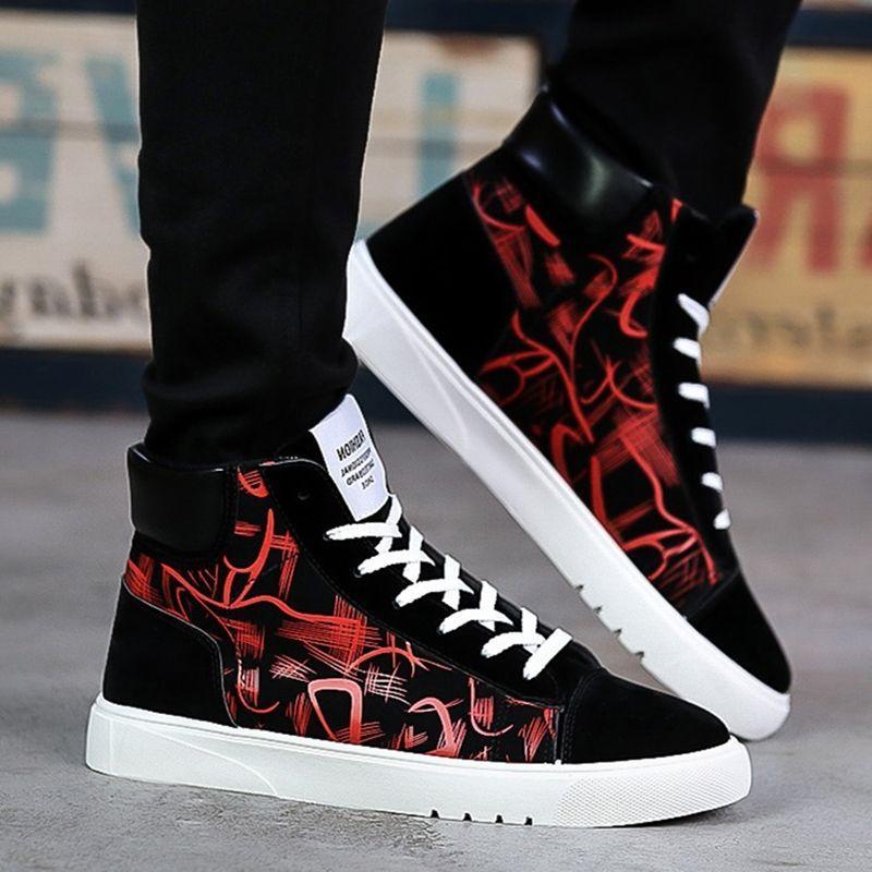 Giày Thể Thao Nam Cổ Cao Thời Trang Hàn Quốc Size 39-44