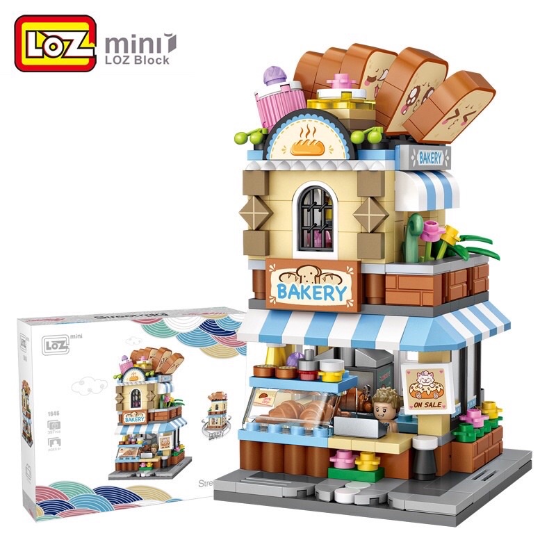 Combo đồ chơi lắp ráp mô hình Cửa hàng Đường phố và ngôi  nhà phép thuật - Building Blocks nhiều mẫu