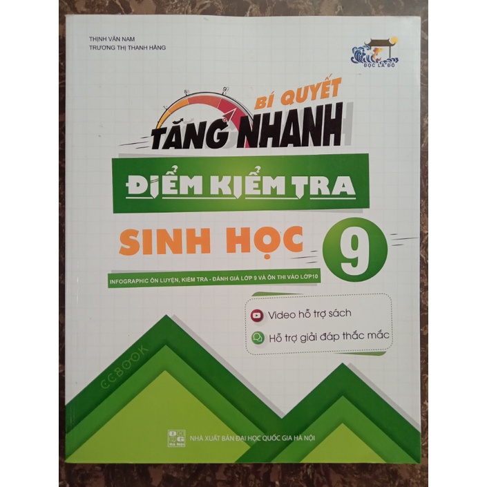Sách - Bí quyết tăng nhanh điểm kiểm tra Sinh học 9