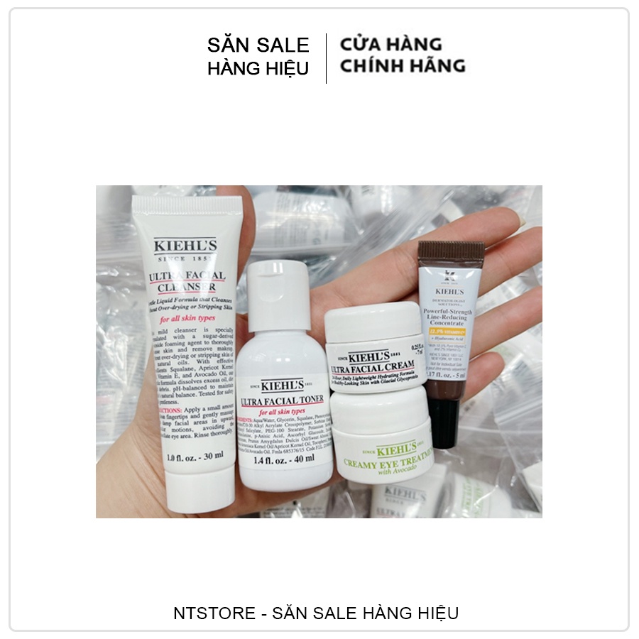 Set Kiehl's 5 món chính hãng