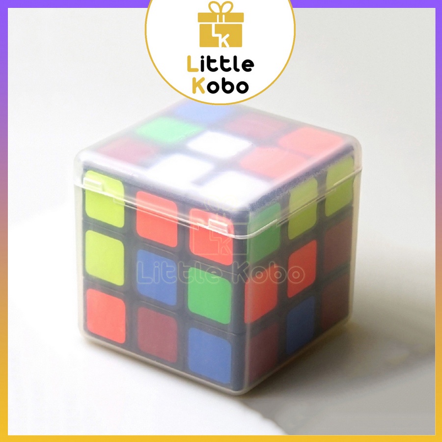 Hộp Đựng Rubik 3x3 Trong Suốt 5.7cm Hộp Phụ Kiện Rubic Đồ Chơi Trí Tuệ Trẻ Em Phát Triển Tư Duy - Little Kobo