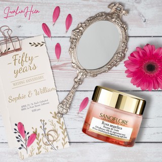 Kem dưỡng đêm/mặt nạ ngủ sanoflore chiết xuất hoa hồng ❤ sanoflore rosa angelica 48h rehydrating night balm and mask