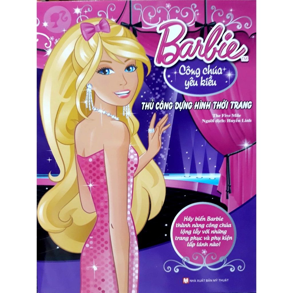 Sách - Barbie Thiết Kế Thời Trang - Công Chúa Yêu Kiều