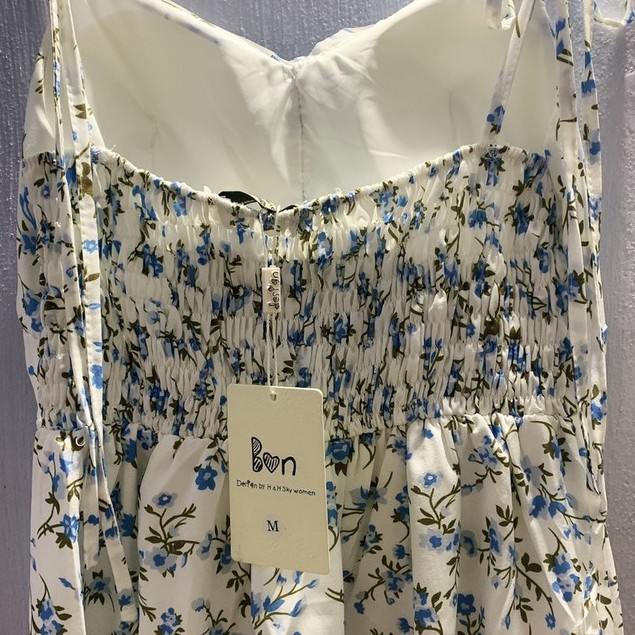 Váy Hoa Nhí Vintage Dáng Dài 2 Dây Mix Áo Tăm Nhà ANNAMAI | BigBuy360 - bigbuy360.vn