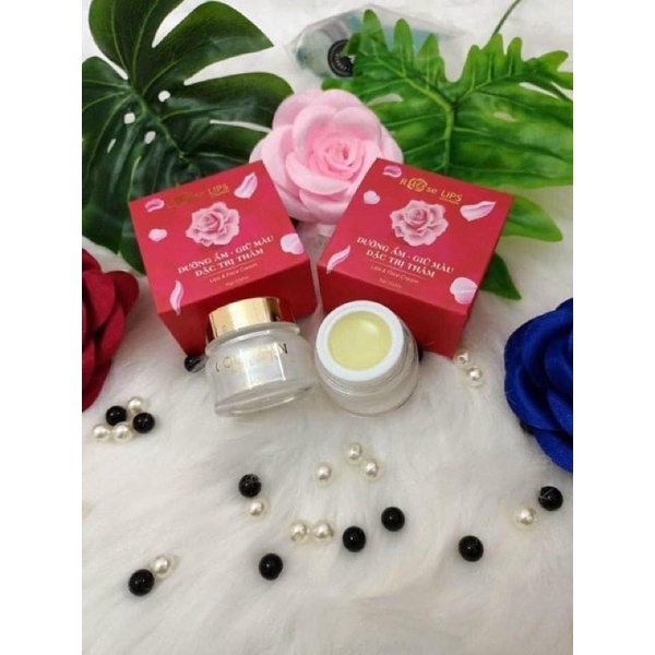 Dưỡng môi rose lips 12g , kích màu môi sau xăm