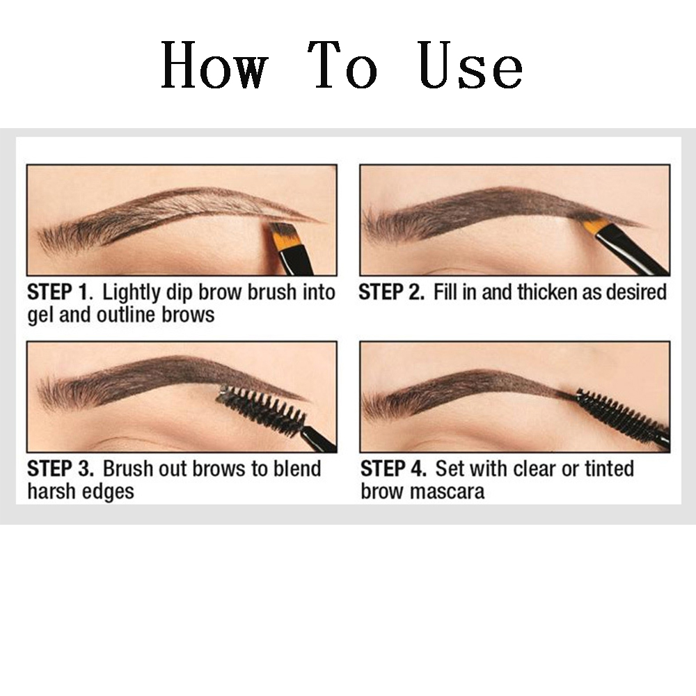 (Hàng Mới Về) Set 3 Gel Nhuộm Lông Mày Kháng Nước Lâu Trôi Trang Điểm Tự Nhiên Chuyên Nghiệp | BigBuy360 - bigbuy360.vn