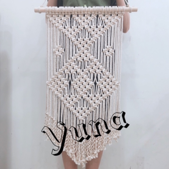 Mành treo tường Macrame nghệ thuật