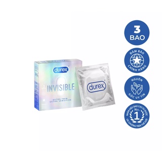 Bao cao su Durex Invisible 3 cái