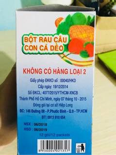 Combo 5 bịch Rau Câu con cá dẻo 30k