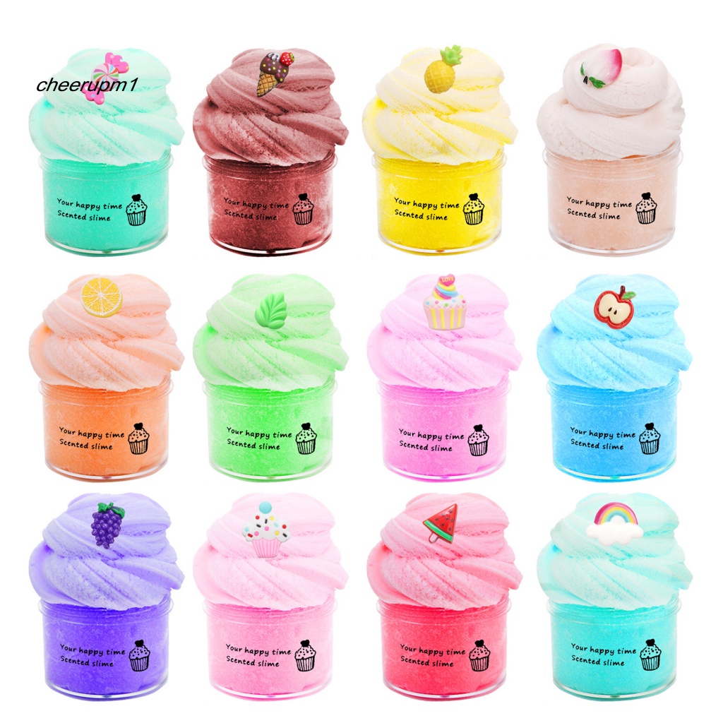 Slime Dẻo Ma Thuật Trộn Hạt Hình Đám Mây 70ml Mềm Mại Vui Nhộn Cho Bé