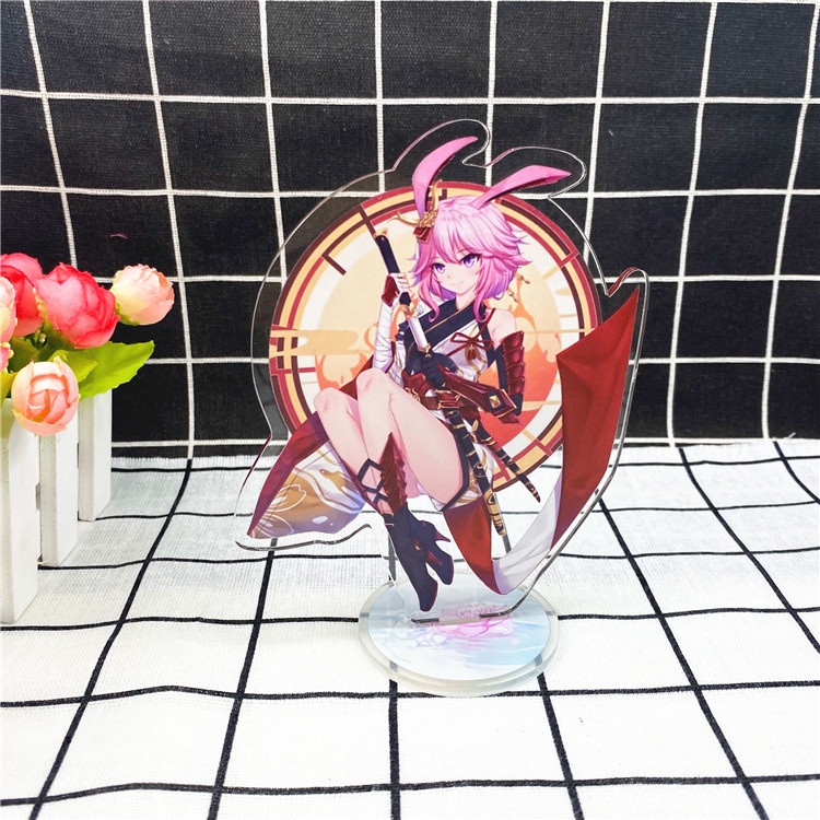 Nhân Vật Game Honkai Impact 3 Bằng acrylic Hai Mặt