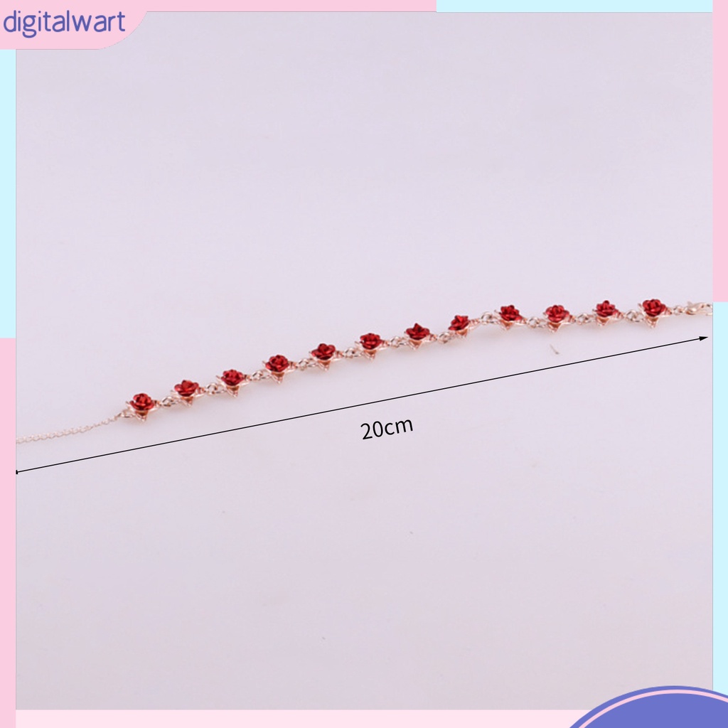 DGW_ Decorative Bracelets Delicate Valentine Hand Chain Durable for Gifts