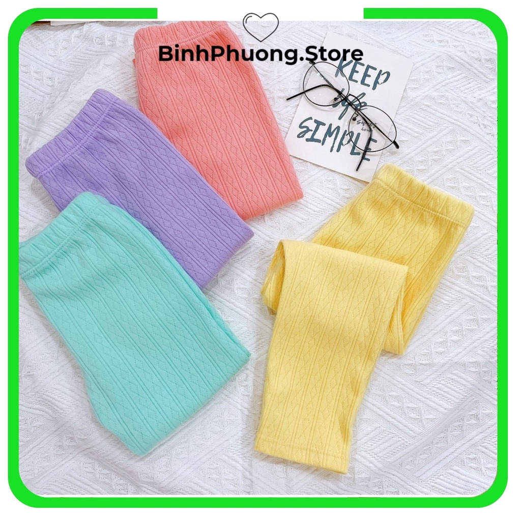 Quần Legging Bé Gái Thông Hơi, Quần Tất Thun Legging Cho Bé Gái Xuất Nhật  1 2 3 4 5 6 Tuổi Binhphuong.store