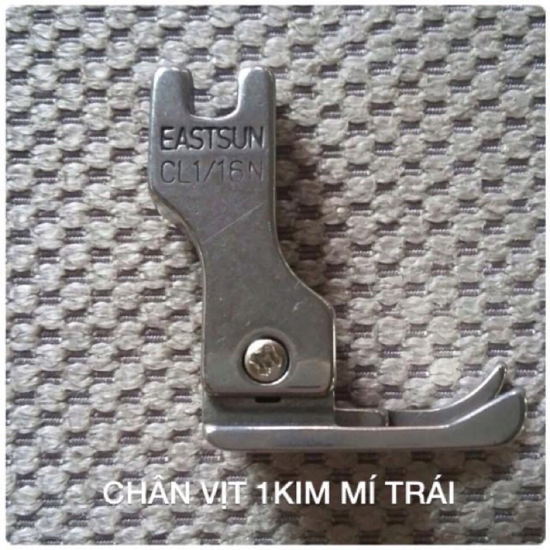 Chân vịt mí trái,chân vịt mí phải máy may 1 kim công nghiệp. hàng loại 1.chân vịt đep chắc chắn