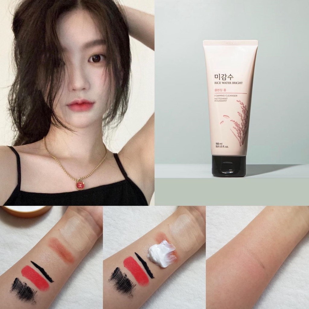 Sữa rửa mặt gạo làm sáng da The Face Shop Rice Water Bright Cleansing Foam 150ml