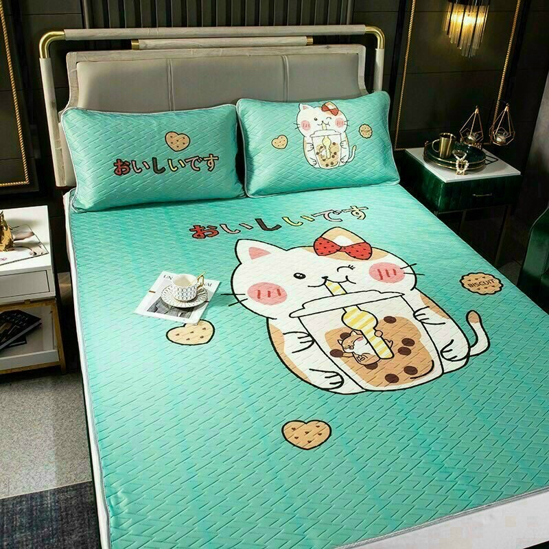 Chiếu điều hòa cao su non kèm 2 vỏ gối Latex nhập khẩu chính hãng