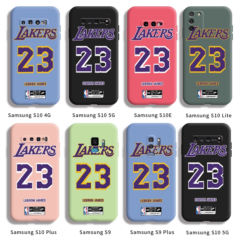 Ốp điện thoại silicon in hình James cho Samsung Galaxy S9 S10 4G S10 5G S10E S10 Lite S10 Plus S9 Plus