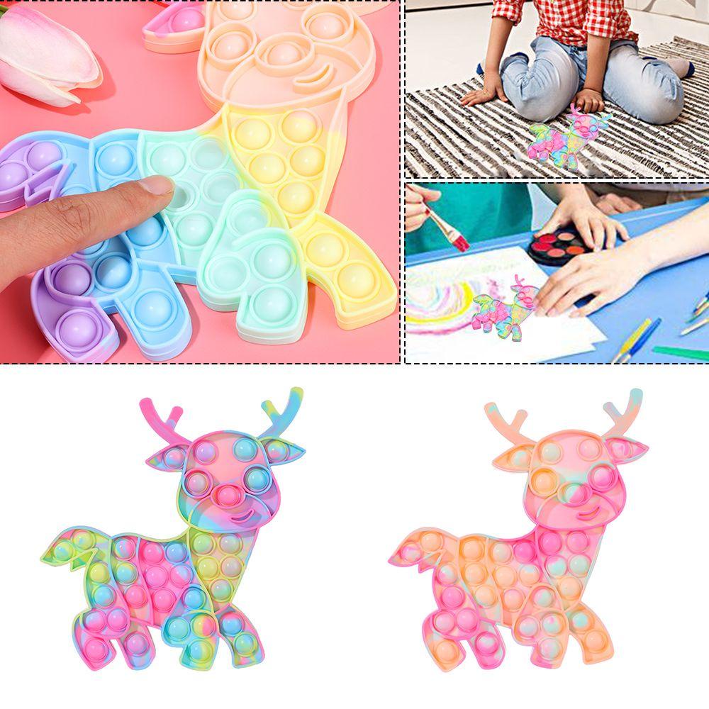 Đồ Chơi Con Quay Bằng Silicone Hình Cây Kem Nhiều Màu Sắc Cho Trẻ Em Và Người Lớn