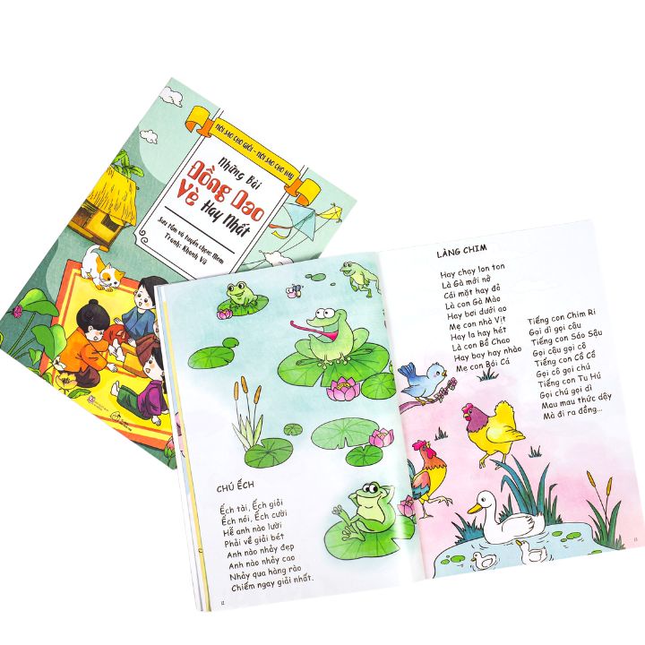 Sách Những Bài Đồng Dao Và Vè Cho Bé - Nói Sao Cho Giỏi, Nói Sao Cho Hay - Bìa Mềm