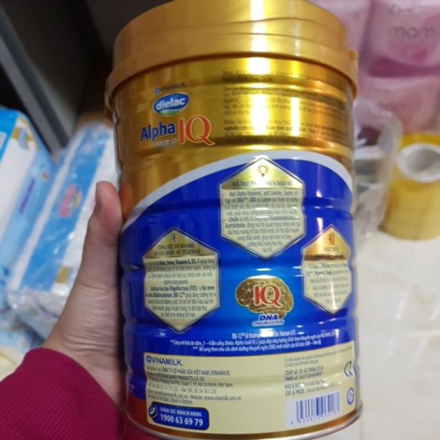 Sữa bột vinamilk Diealac Alpha Gold số 2 900g từ 6-12 tháng