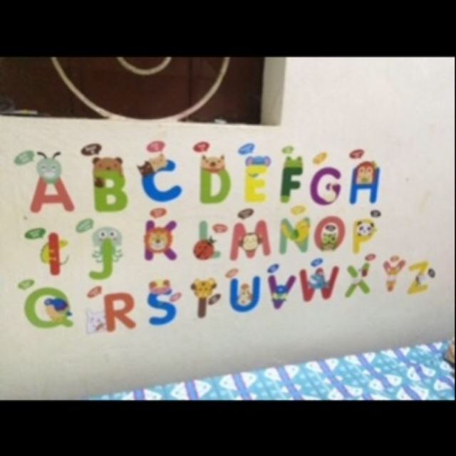 Decal bảng chữ cái