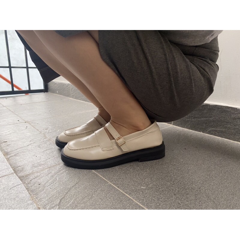Giày Mary Jane Retro Trắng kiểu Loli xinh xắn | BigBuy360 - bigbuy360.vn