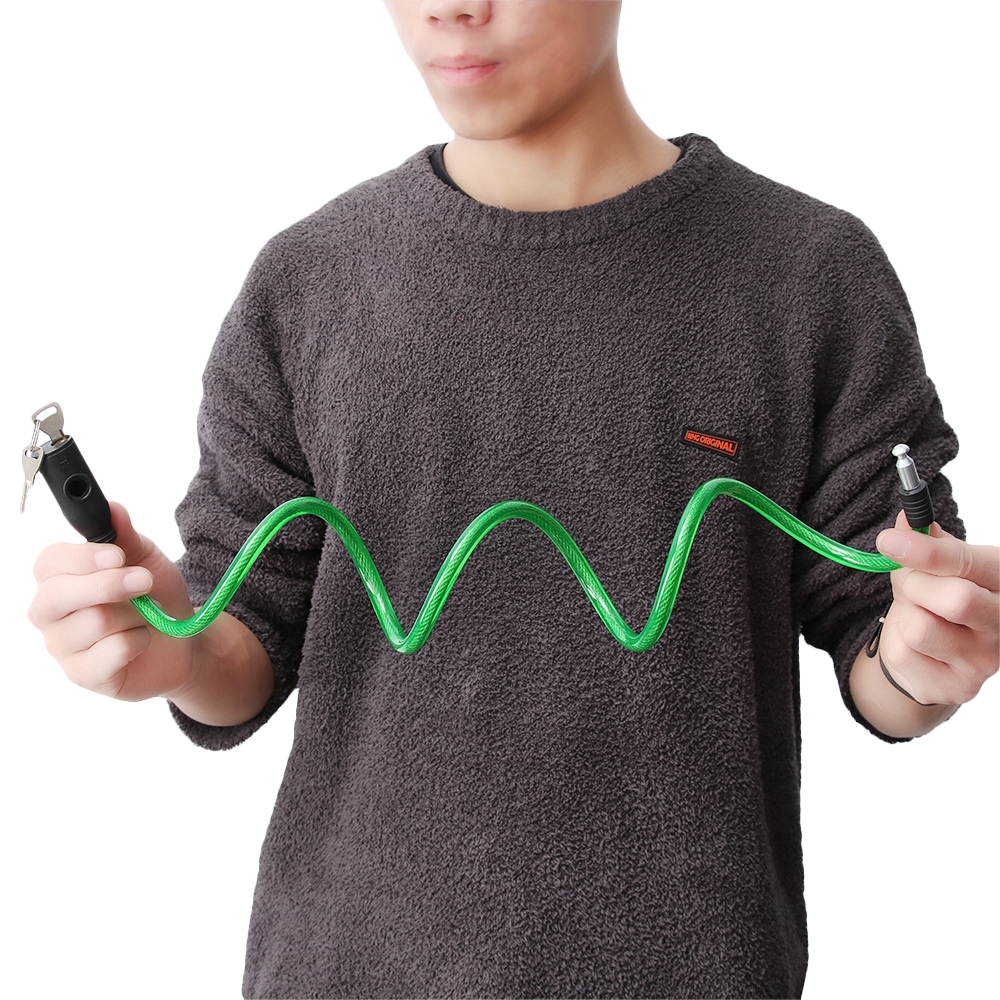 Dây Cáp Xoắn Ốc Bằng Thép Chống Trộm Cho Xe Đạp