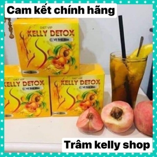 Trà đào kelly detox giảm cân chính hãng