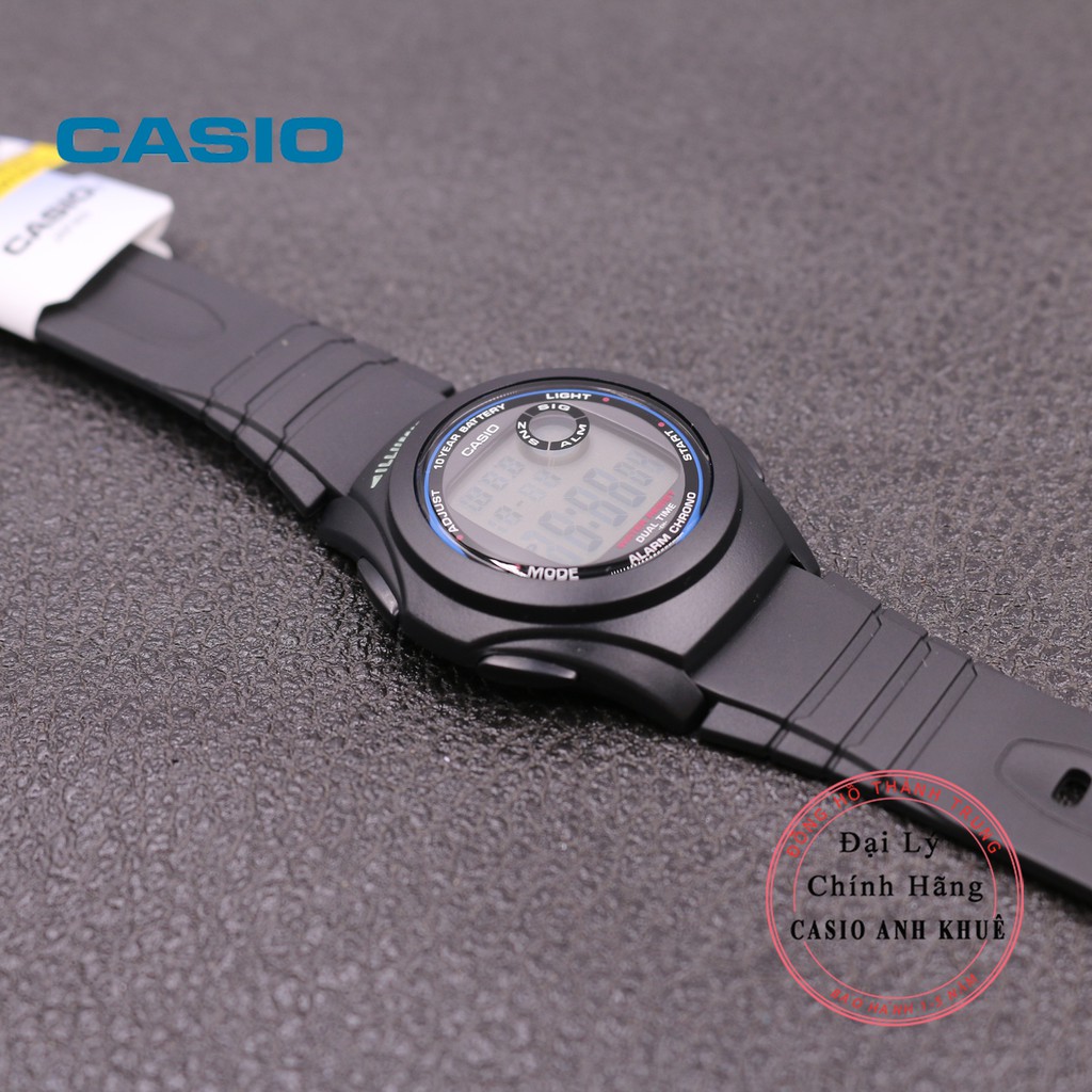 Đồng hồ nam Casio F-200W-1ADF dây nhựa