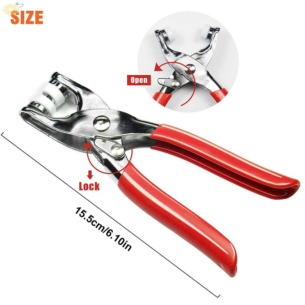 Set 100 Nút Bấm 9.5mm + Kìm Cắt Chuyên Dụng Cho Thợ May