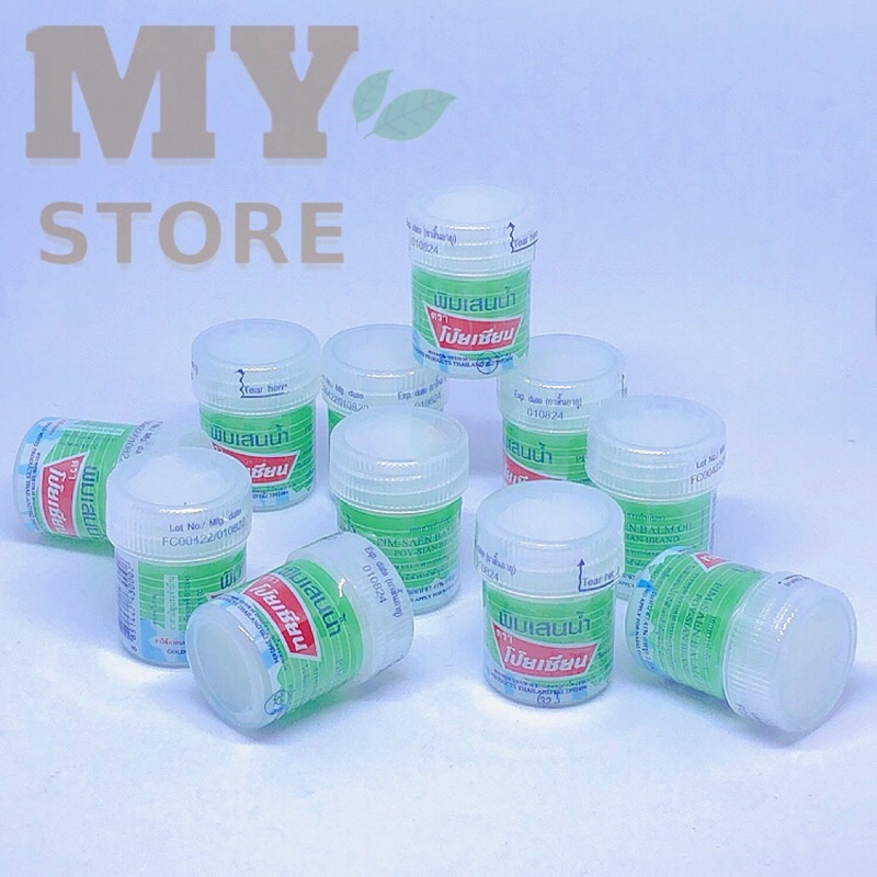 (Chính Hãng) Dầu Hủ Hít Poy Sian Thái Lan 8cc/Hương Bạc Hà Thảo Dược Thơm Mát