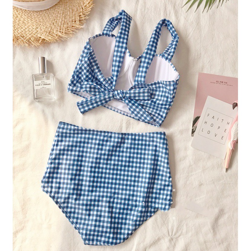 [THANH LÝ] Bộ Đồ bơi Bikini 2 mảnh Caro 9122 [Set Áo bra và quần lót] - CoCo Bikini | BigBuy360 - bigbuy360.vn