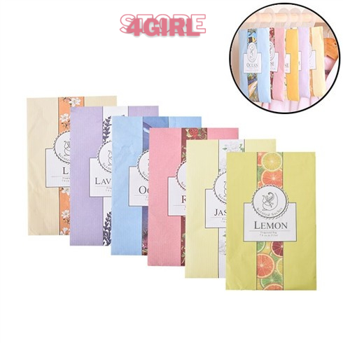Túi Thơm Phòng Thảo Mộc Thiên Nhiên Để Tủ Quần Áo Có Móc Treo Store4girls
