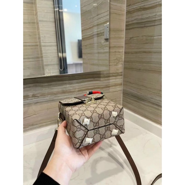 Túi chéo nữ G.C ophodia sz18cm logo chuẩn xịn fullbox nguyên seal