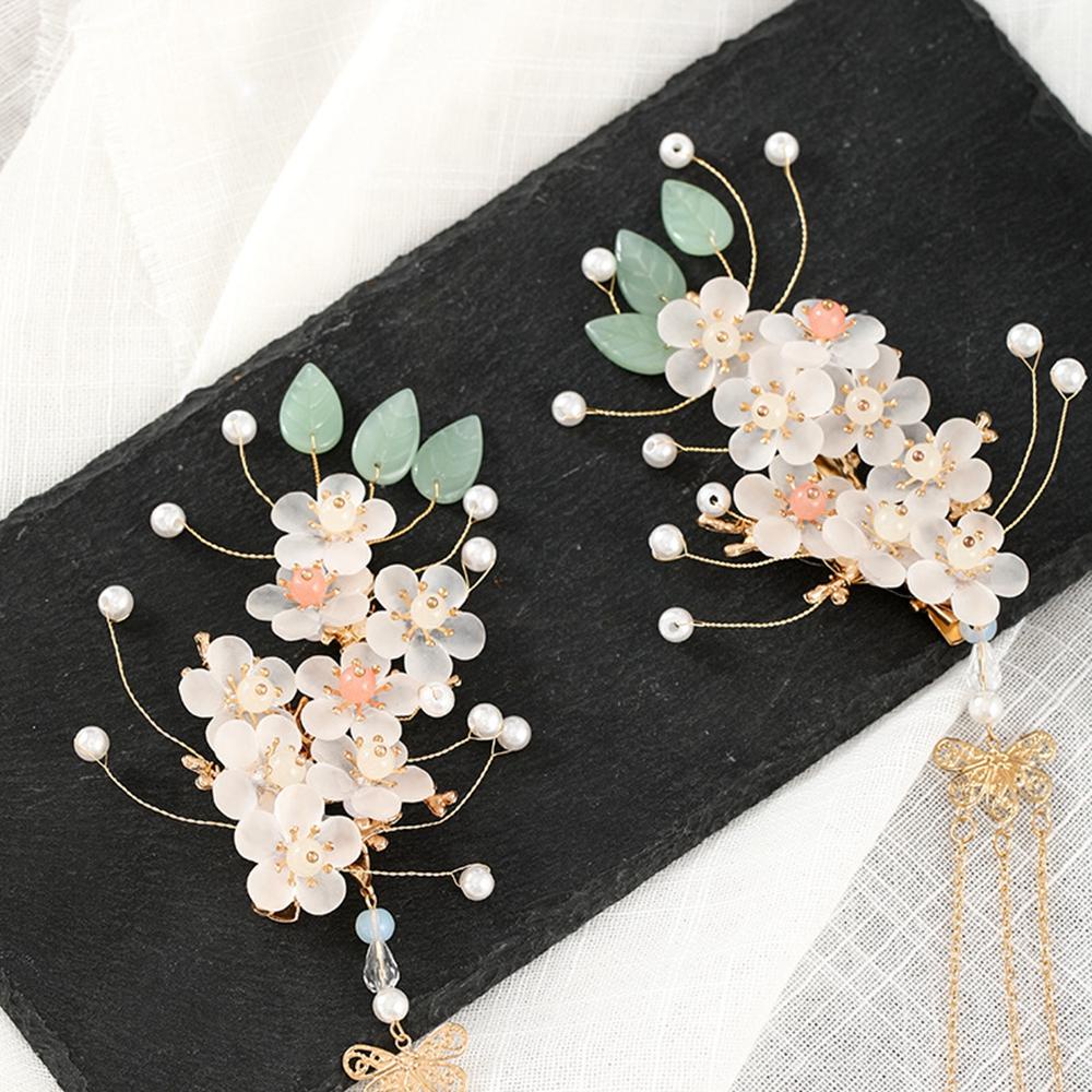 Trâm Cài Tóc Handmade Hình Hoa Phong Cách Hanfu Cổ Điển Cho Nữ