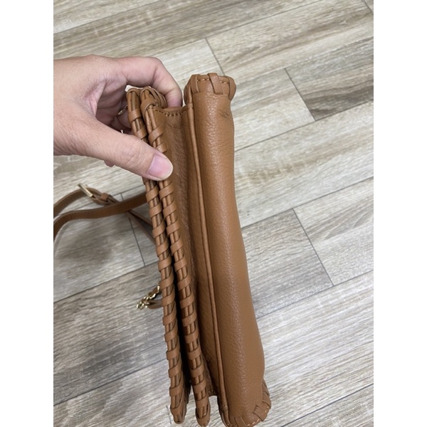 Túi si da thật Tory Burch