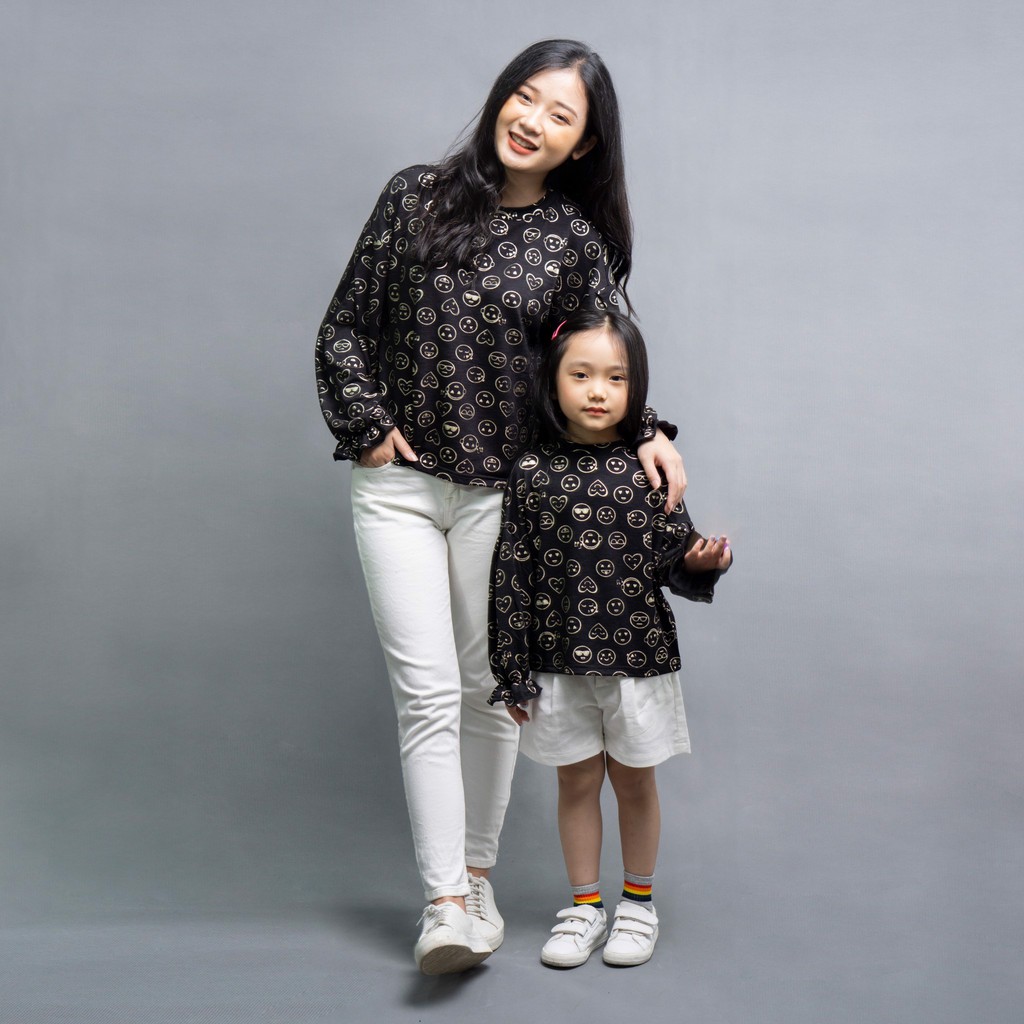 ÁO NỈ BÉ GÁI ICON MẶT CƯỜI