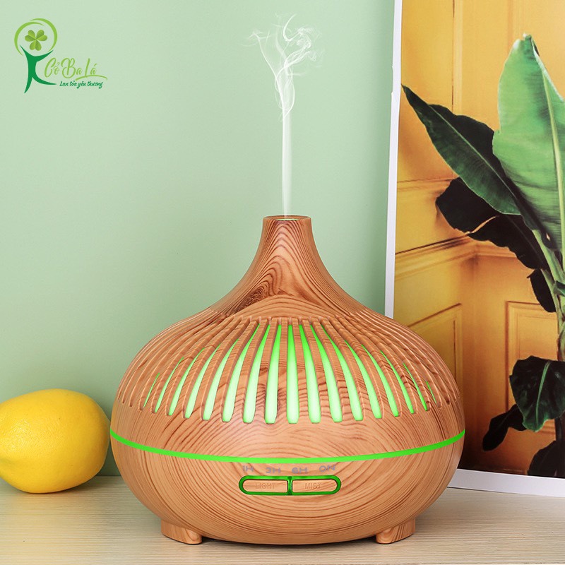 Máy Xông Tinh Dầu, Phun Sương Kawaimono + Tặng Kèm Tinh Dầu Sả Chanh 10Ml Tỏa Hương Thơm Và Giúp Đuổi Muỗi & Côn Trùng