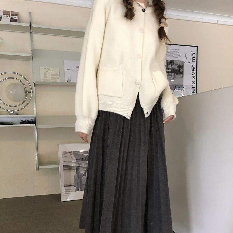 Chân Váy Xếp Li Lưng Thun Thời Trang Hàn Quốc Màu Sắc