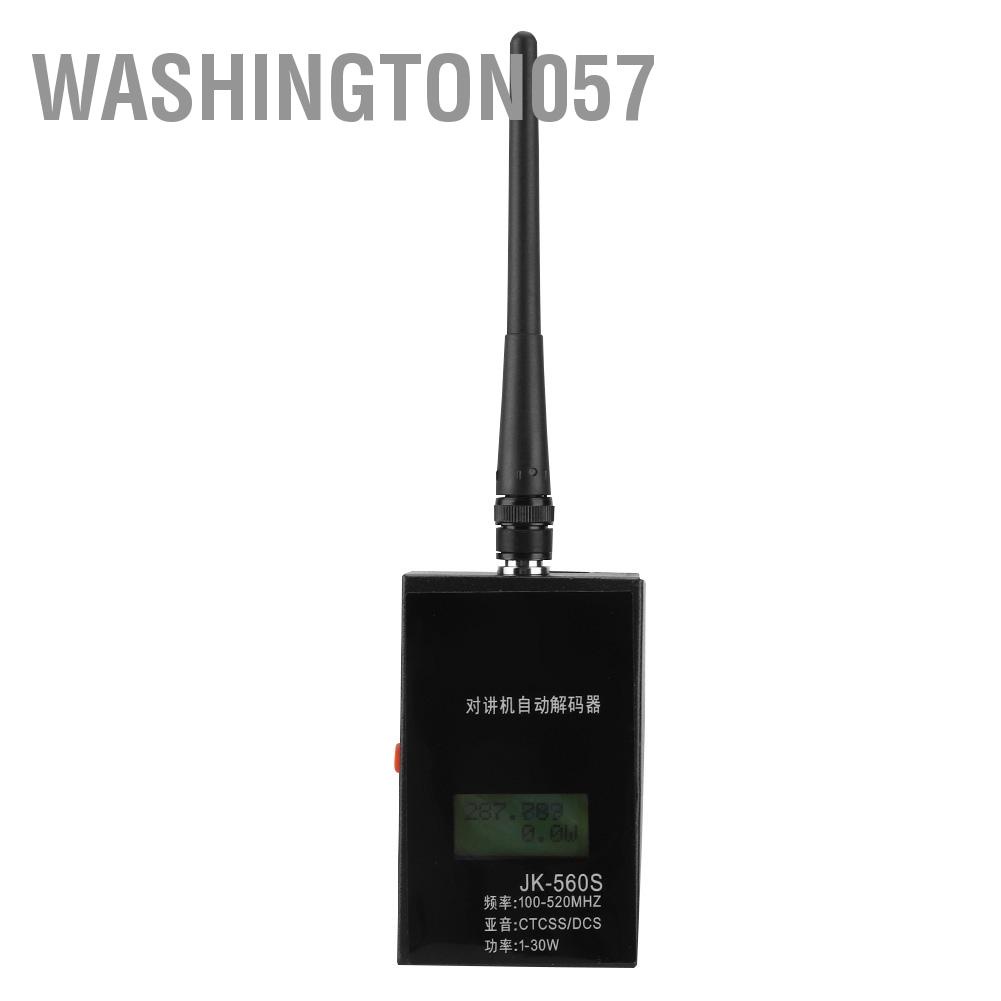 Có thể bán buôn Bộ đếm tần số JK560S cho giải mã bộ đàm Baofeng 1-30w 100-520MHz CTCSS / DCS Antena Washington057 Hàng giao ngay