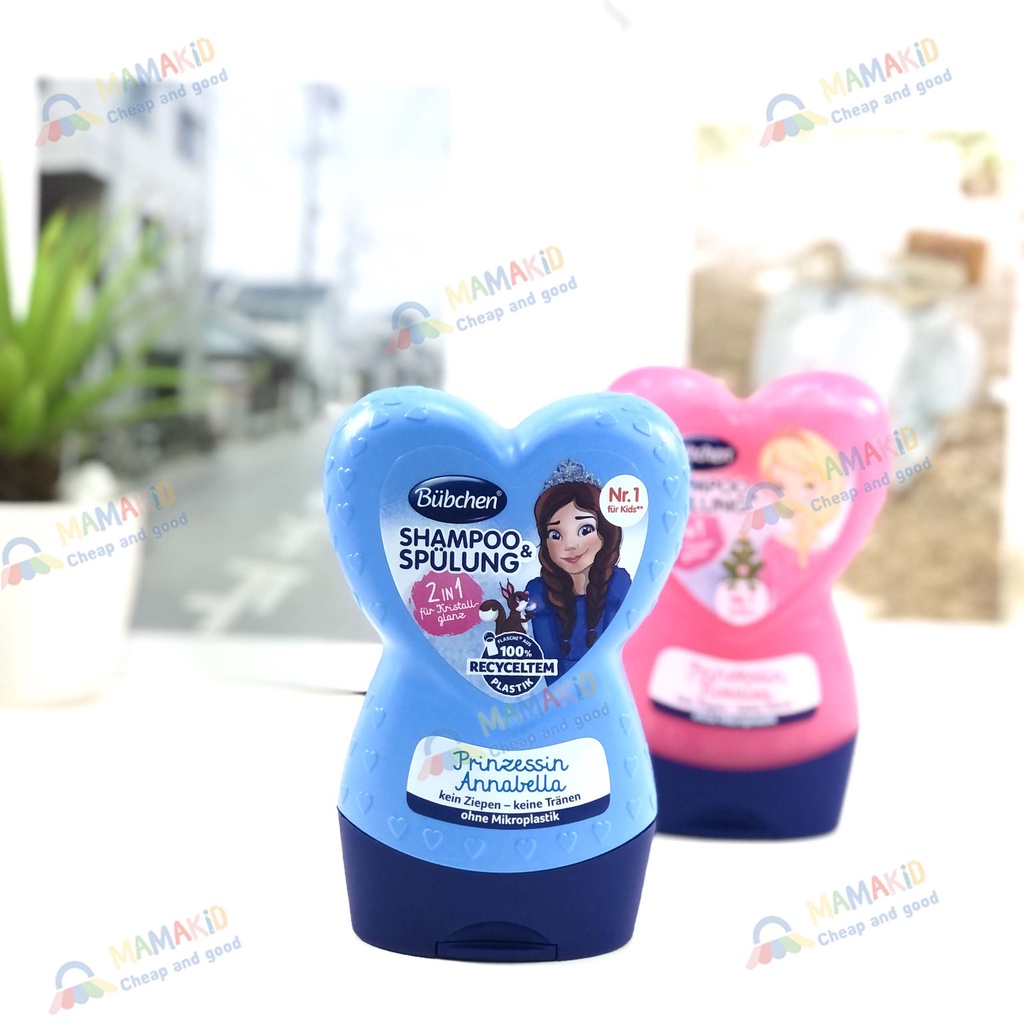 Dầu gội xả Buchen xanh, hồng 2 in 1  - Shopmamkids