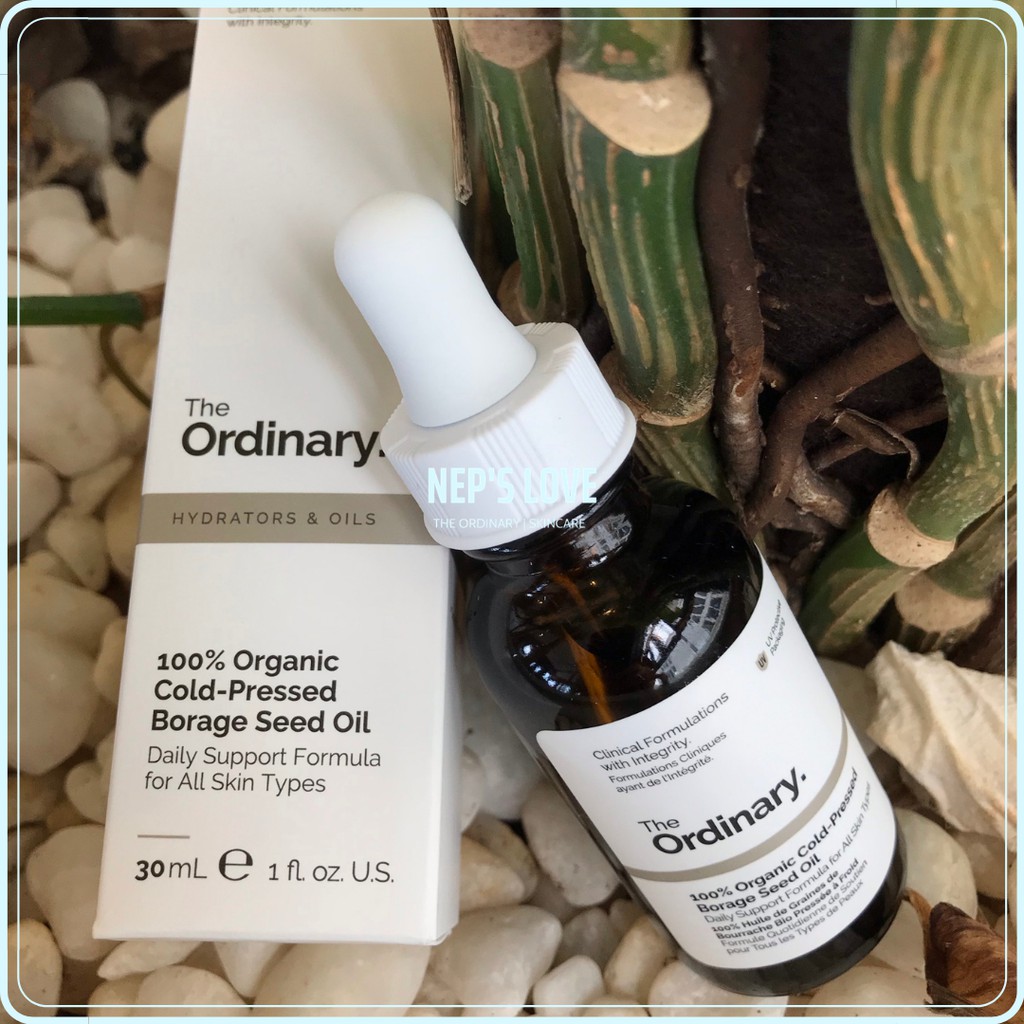 Tinh dầu dưỡng da hạt Lưu ly_100% Organic Cold-Pressed Borage Seed Oil_THE ORDINARY (BILL CANADA) 30ML | BigBuy360 - bigbuy360.vn